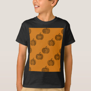 Halloween-zentangle-Kürbis HerbstErntedank T-Shirt