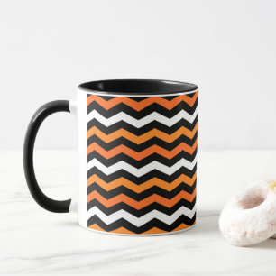 Halloween Zickzack Stripe Tasse