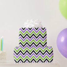 Halloween Zigzag - feines saisonales Muster