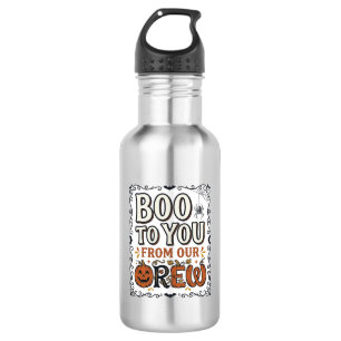 Halloween-Zitat Boo to You From Our Crew Vintage E Edelstahlflasche