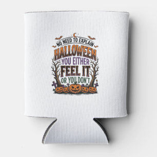 Halloween-Zitat-Shirt Vintage-Kürbis-Fledermaus-Ba Dosenkühler