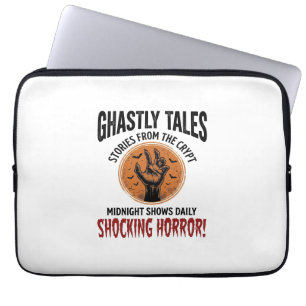 Halloween-Zitat Werde alles Schreckliche Vintage_1 Laptopschutzhülle