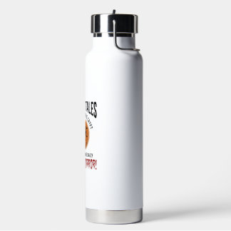 Halloween-Zitat Werde alles Schreckliche Vintage_1 Trinkflasche