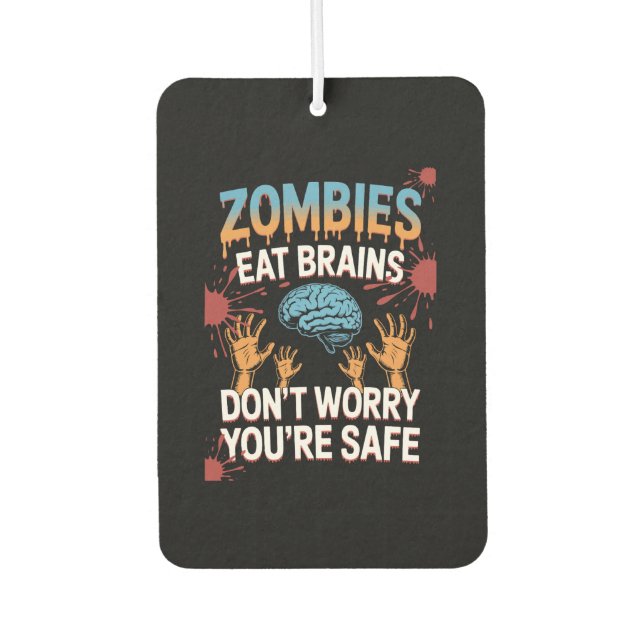 Halloween-Zombie Autolufterfrischer (Vorderseite)