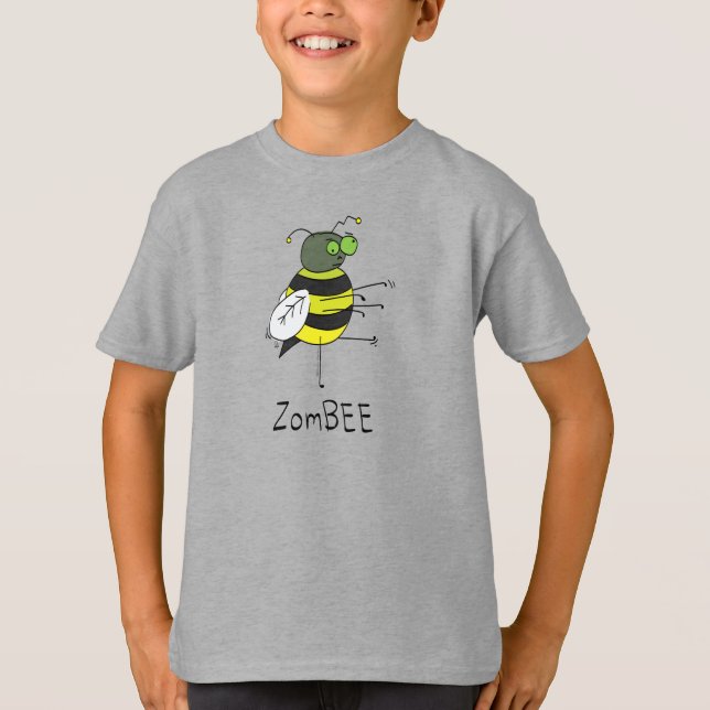 Halloween Zombie Bee Boy's Kid's T - Shirt (Vorderseite)