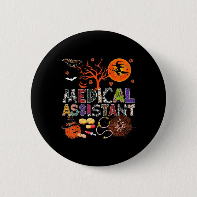 Halloween Zombie Costume Beängstigend P Button (Vorderseite)