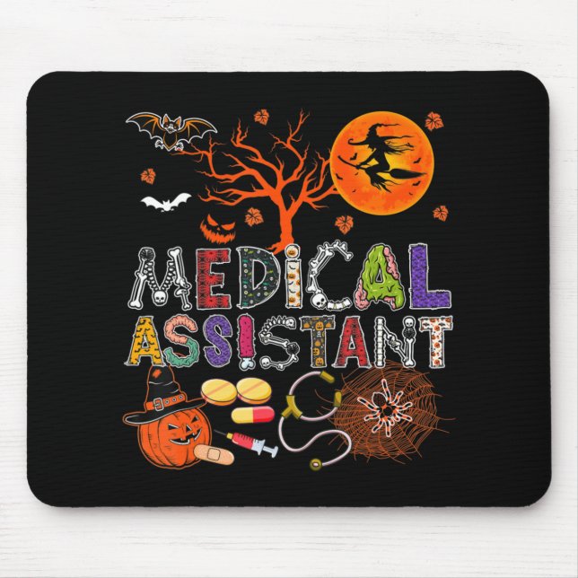 Halloween Zombie Costume Beängstigend P Mousepad (Vorne)