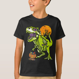 Halloween Zombie Dinosaurier Geschenk für Kinder J T-Shirt