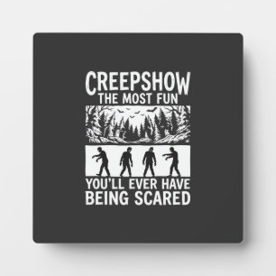 Halloween Zombie Erschrocken Horror Vektor Design_ Fotoplatte