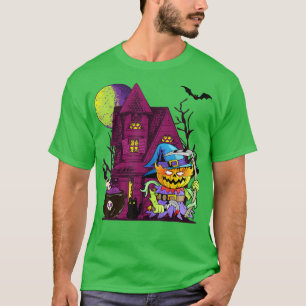 Halloween Zombie Evil Killer Demon Pumpkin Horror T-Shirt