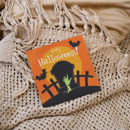 Halloween Zombie Feiertagskarte