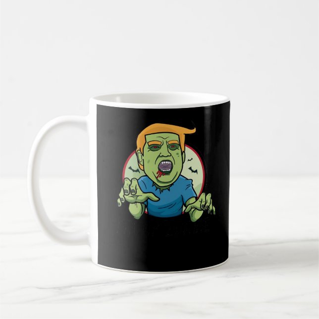 Halloween Zombie Funny Classic Kaffeetasse (Links)