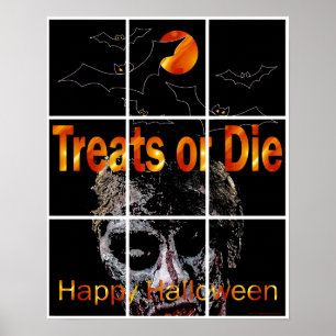 Halloween Zombie Poster