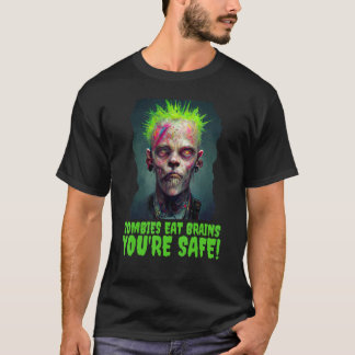Halloween Zombie Punk Horror Poster Party Kostüm T-Shirt