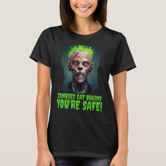 Halloween Zombie Punk Horror Poster Party Kostüm T-Shirt