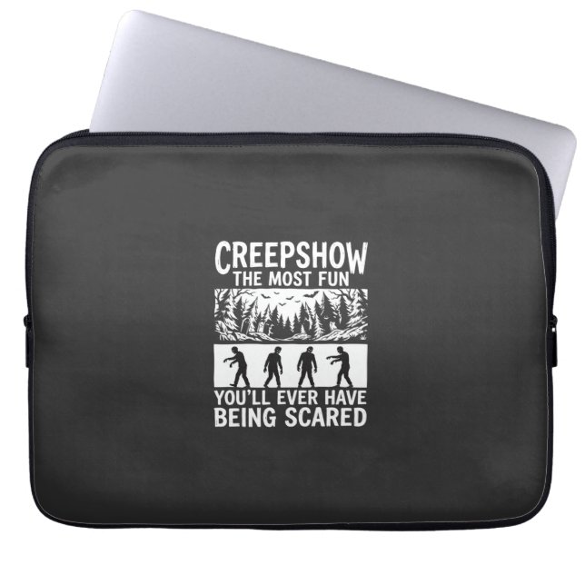 Halloween Zombie Scared Horror Vector Design_1 Laptopschutzhülle (Vorderseite)