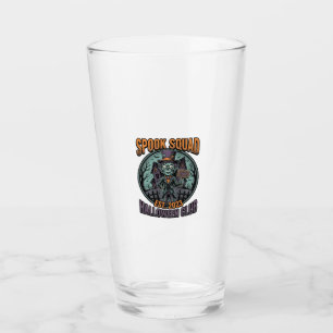 Halloween-Zombie-Shirt Lustiges Spook Squad Gravie Glas
