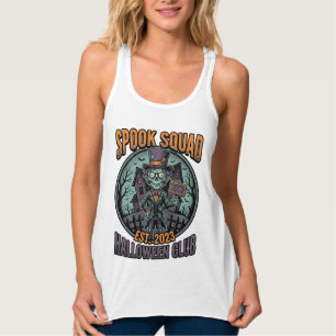 Halloween-Zombie-Shirt Lustiges Spook Squad Gravie Tank Top