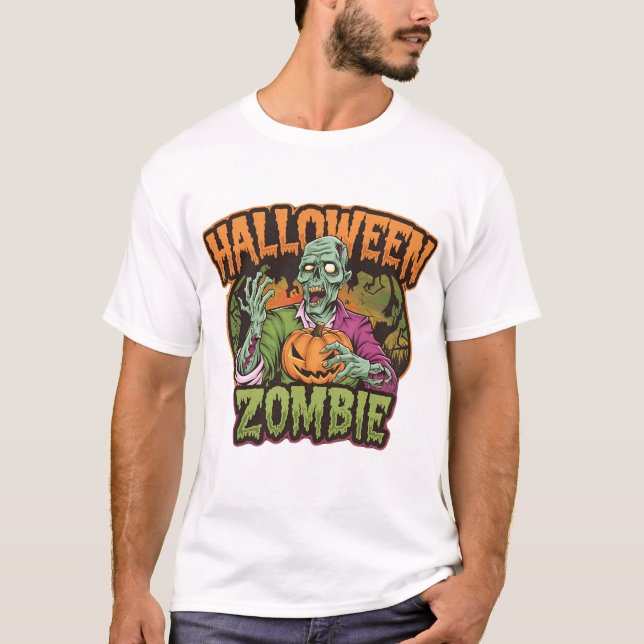 Halloween Zombie T - Shirt (Vorderseite)