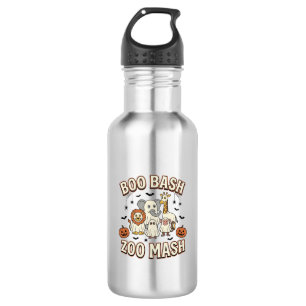Halloween-Zoo-Boo-Bash-lustige-Tierparty_1 Edelstahlflasche