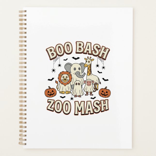 Halloween-Zoo-Boo-Bash-Lustige-Tierparty_1 Planer (Vorderseite)