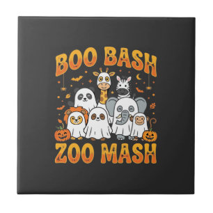 Halloween-Zoo-Tiere Boo Bash Zoo Mash_1 Fliese