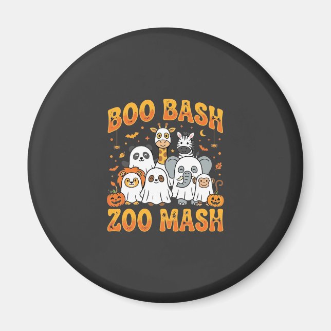 Halloween-Zoo-Tiere Boo Bash Zoo Mash_1 Magnet (Vorne)