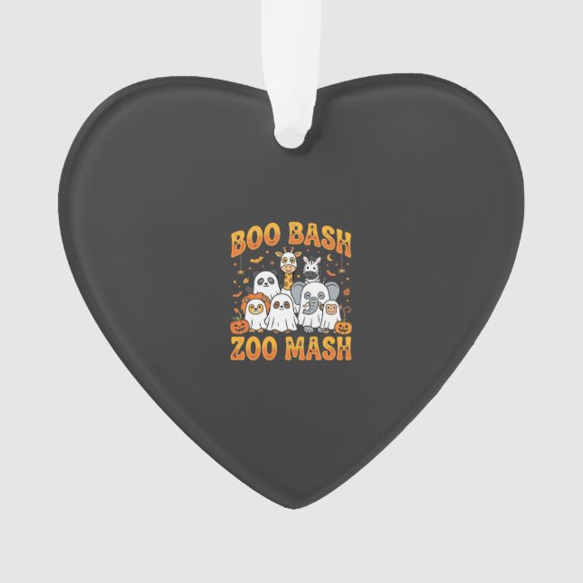 Halloween-Zoo-Tiere Boo Bash Zoo Mash_1 Ornament (Vorderseite)