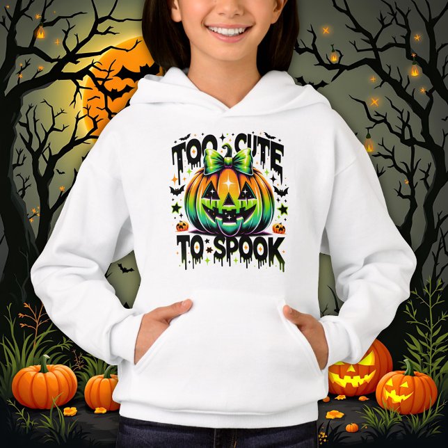 Halloween zu Niedlich, Coquette Pumpkin zu spreche Hoodie (Von Creator hochgeladen)