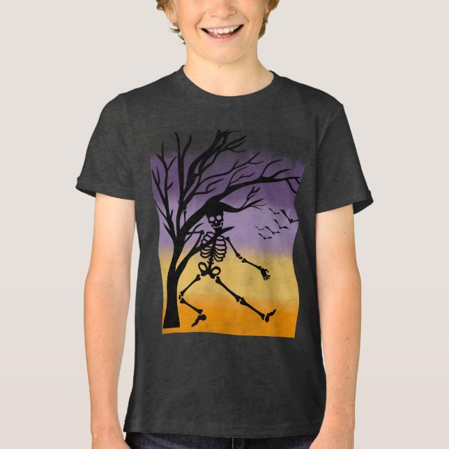 Halloween - zu Niedlich zum Boo Tri-Blend Shirt (Vorderseite)