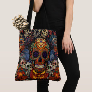 Halloween, Zucker-Schädel-Kürbis-Fiesta, Calavera