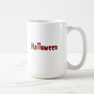 Halloween Zwei-Ton Deep- und Hellroter Spooky-Cups Kaffeetasse