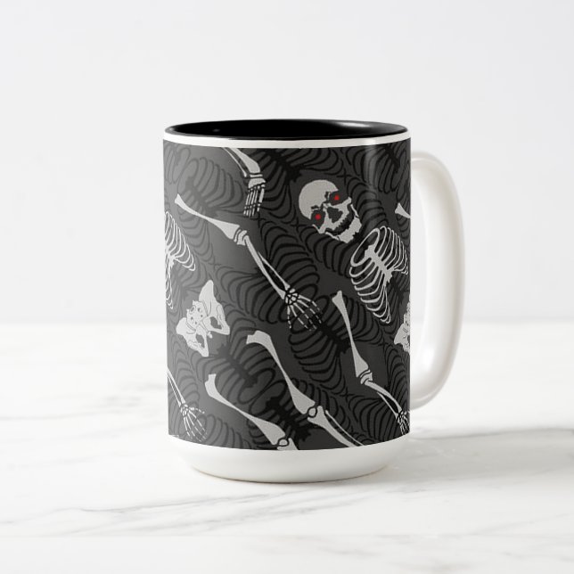 Halloween Zweifarbige Tasse (VorderseiteRechts)