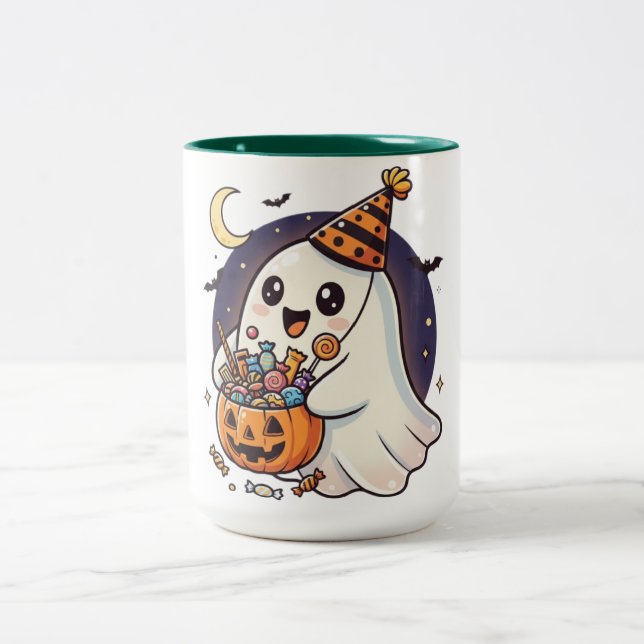 Halloween  zweifarbige tasse (Mittel)