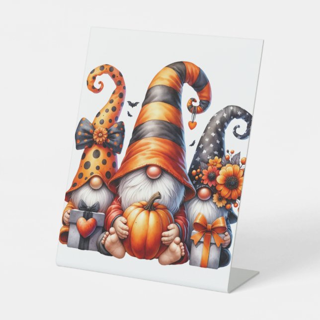 Halloween-Zwerge Sockelschild (Vorderseite)