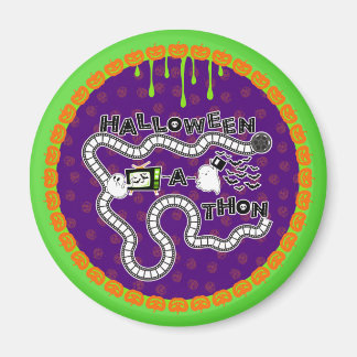 Halloweenathon Game Board Circle mit Geistern Magnet