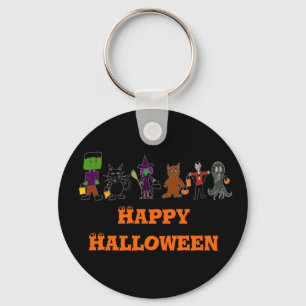 HalloweenFriends, glückliches Halloween Schlüsselanhänger