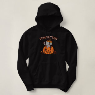 HalloweenHoodie: PUMPKITTEN Halloween Katze Hoodie
