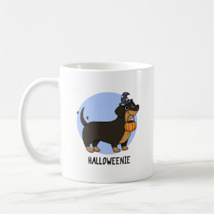 Halloweenie Funny Sausage Dog Puff Kaffeetasse