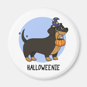 Halloweenie Lustiger Wursthund Wortwitz  Magnet