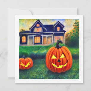 Halloweenkürbisse Karte