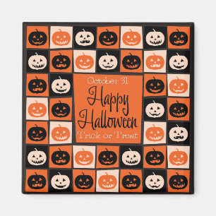 Halloweenmosaik Magnet