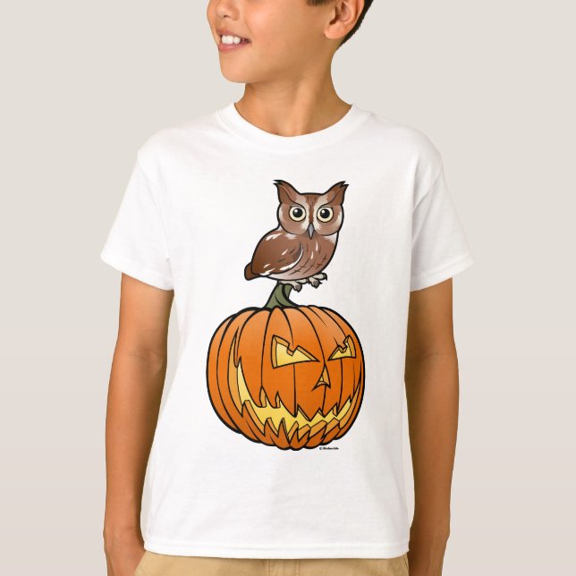 HalloweenostSchrei-Eule T-Shirt (Vorderseite)