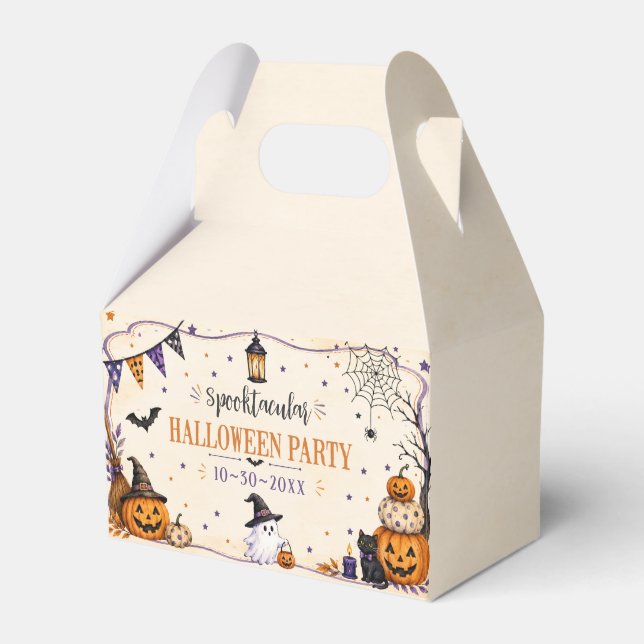 Halloweenparty  geschenkschachtel (Vorderseite)