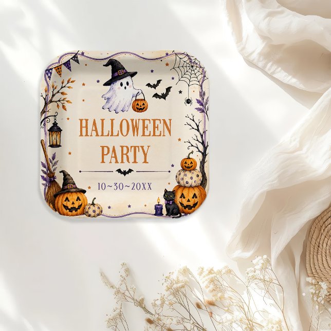 Halloweenparty  pappteller (Von Creator hochgeladen)