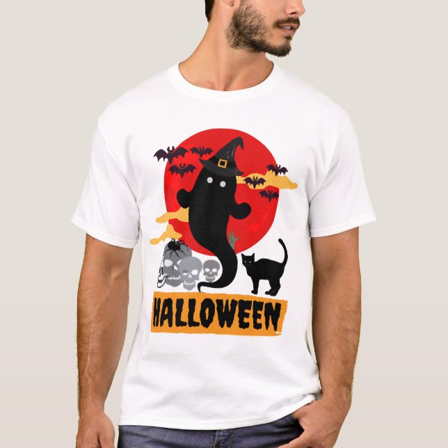 Halloweenparty T-Shirt (Vorderseite)