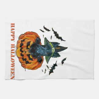 HalloweenScottie Küchentuch