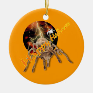 Halloweenspinne Keramik Ornament