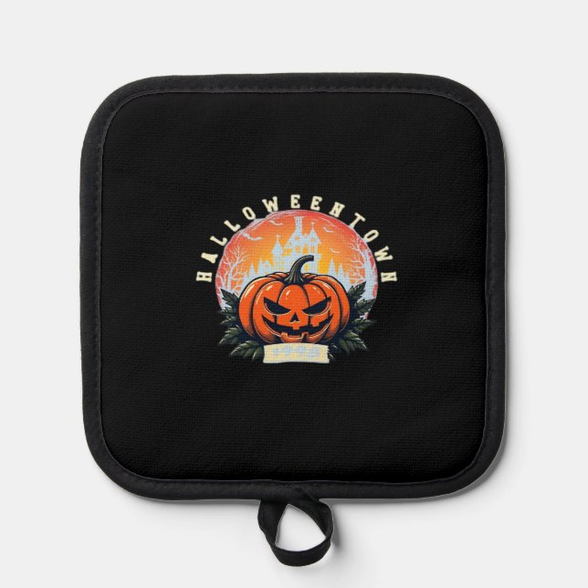 HalloweenTown 1998 Essential T-Shirt Topflappen (Vorderseite)