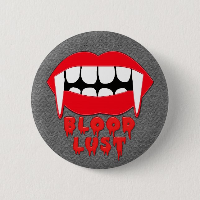 Halloweenvampire-Party-Leckerei-Knopf Button (Vorderseite)